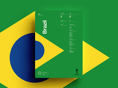 2018 FIFA World Cup Retro Posters | Brazil brazil football layout messi poster posters print soccer worldcup worldcup2018