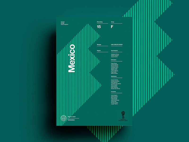Worldcup2018 mexico 2d dribbble