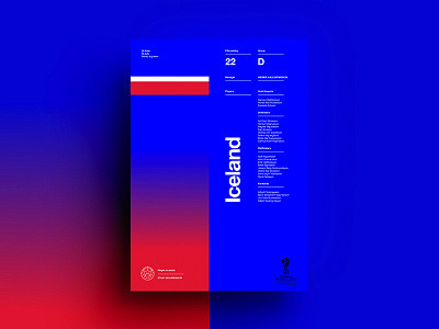 2018 FIFA World Cup Retro Posters | Iceland by MadeByStudioJQ on Dribbble