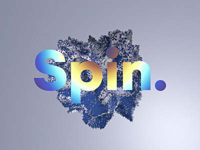 Spin. 2018 3d c4d color design fantasy fashion gold tutorial typography