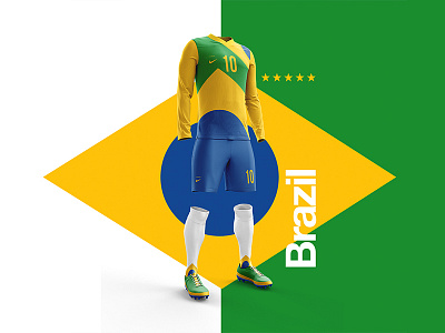 2018 FIFA World Cup Retro Kits | Brazil brazil football footballkit kit layout neymar posters soccer worldcup worldcup2018