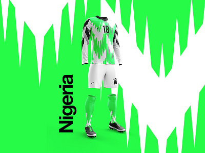 2018 FIFA World Cup Retro Kits | Nigeria football footballkit kit layout nigeria posters soccer worldcup worldcup2018