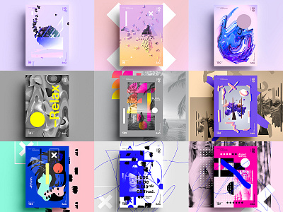 Show & Go | Month 5 2018 abstract art color design gradient swiss digitalart tutorial type typography