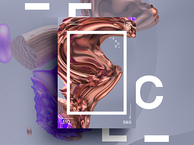 –FACE– 2018 abstract art color design gradient swiss digitalart tutorial type typography