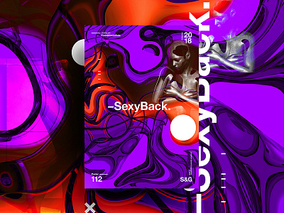 SexyBack. | The 2nd. 2018 abstract art color design gradient skillshare swiss digitalart tutorial type typography