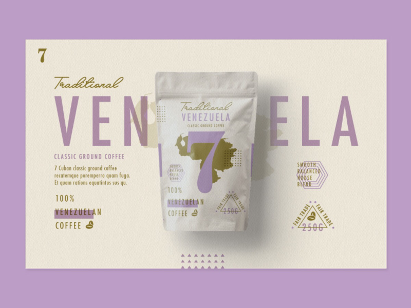 Traditional 7 Coffee Venezuela by MadeByStudioJQ on Dribbble