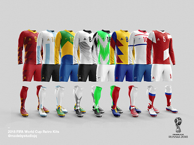 2018 FIFA World Cup Retro Kits