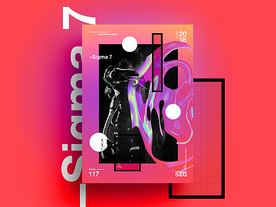 -Sigma 7 - Version 2 2018 abstract art color design digitalart gradient skillshare swiss tutorial type typography