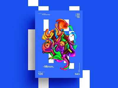 –Mmm. 2018 abstract art color design digitalart food skillshare swiss tutorial type typography