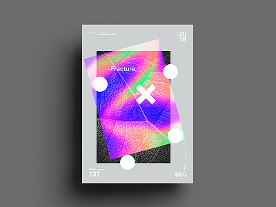 –Fracture. 2018 abstract art color design digit gradient skillshare swiss tutorial type typography