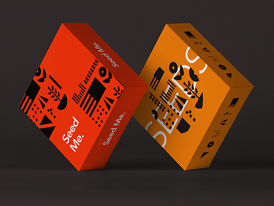 Seed Me | Packaging brand branding concept flower food logo package packaging