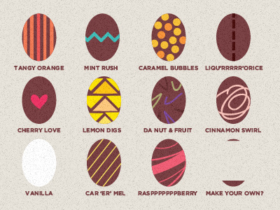 Easter Egg Munch... illustration pattern texture