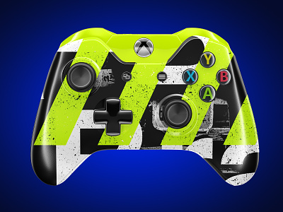 -Toxic | XboxOne controller gamer gaming livery microsoft pattern photoshop skin xbox xbox 360 xboxone