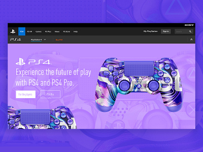 Download Sony Playstation 4 Designs Themes Templates And Downloadable Graphic Elements On Dribbble