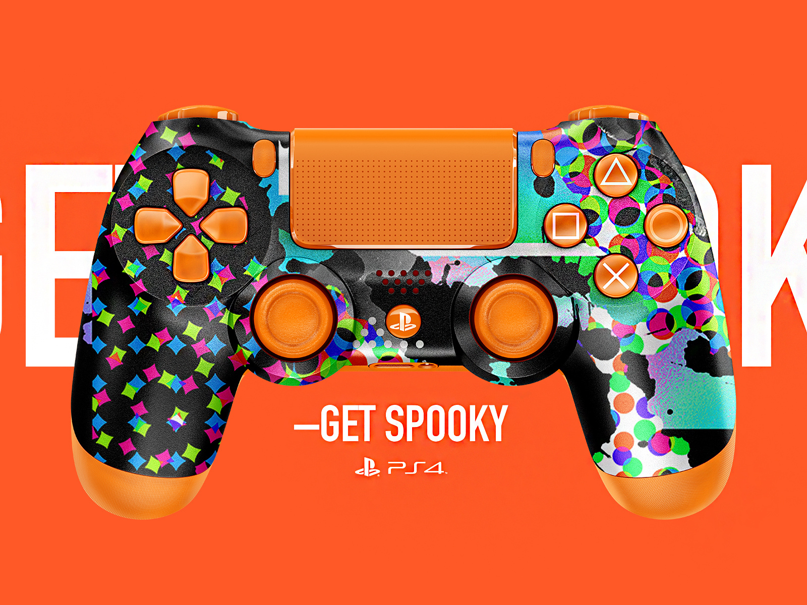 -Get Spooky | PS4 Controller by MadeByStudioJQ - Dribbble