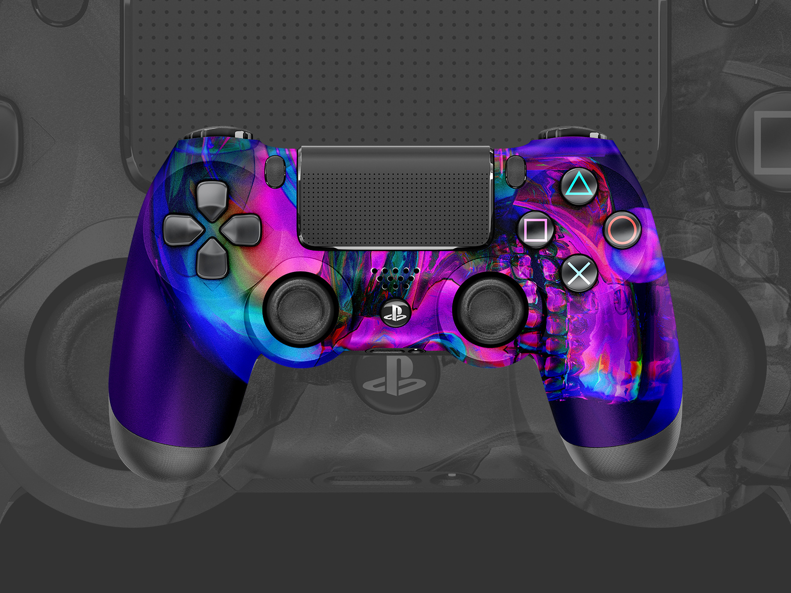 SkullFace | PS4 Controller by MadeByStudioJQ on Dribbble