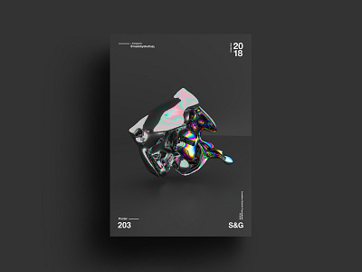 Liquidflow | 203 c4d color octane octane render poster poster a day posterart