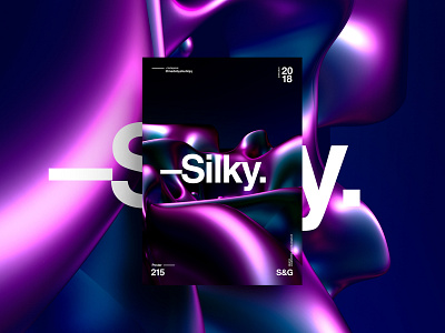 –Silky. c4d cinema4d design illustration octane poster swiss