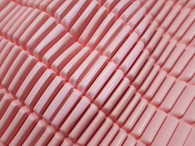 Waves abstract art c4d cinema4d octane octane render octanerender pink surreal