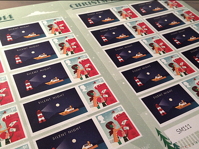 Silent Night | Christmas Stamps