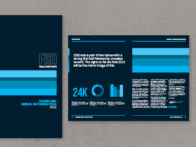 Branding concept/Media kit for a Financial company blue branding charts editorial graphic design info graphics logo