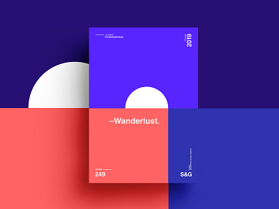 –Wanderlust. art color holiday illustration minimal poster posterdesign retro swiss texture type typography vector wanderlust