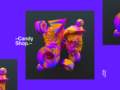 –Candy Shop.– 2019 abstract animation art c4d cinema4d fantasy motion octane octane render octanerender poster satisfying satisfyingvideo surreal