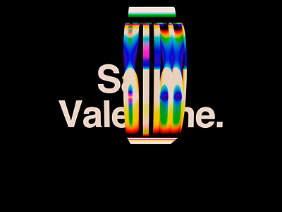 Saint Valentine. 2019 abstract animation art branding c4d cinema4d helvetica motion octane octane render octanerender poster satisfying satisfyingvideo surreal valentine