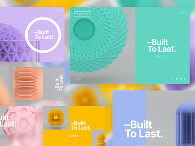 –Built To Last™ | Layout Explorations branding clean interaction landingpage logo minimal packaging type typography ui ui concept uidesign ux web webdesign website