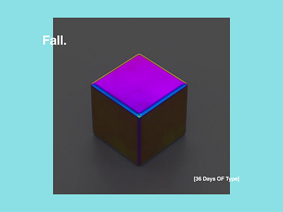 36 Days OF Type | F | Fall. 2019 36daysoftype 36daysoftype f 36daysoftype06 animation cinema4d color creative font gradient logo motion