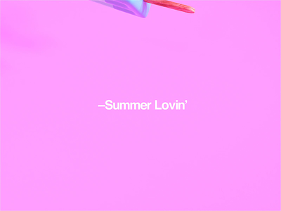 –Summer Lovin' adobe animation art artist cinema4d dreams happy lolly motion octane octane render pink poster posterdesign satisfying shapes summer swiss vector