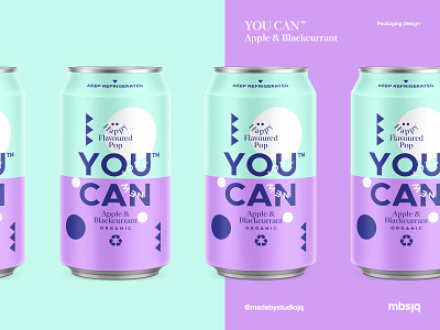 YOU CAN™ l Apple & Blackcurrant branding can candesign cans color drinks illustration landingpage logo package packaging packagingdesign pattern product summer typography ui
