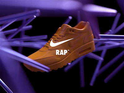NikeLand | RAP™ advertising animation branding cinema4d logo motion motiondesign nike octane
