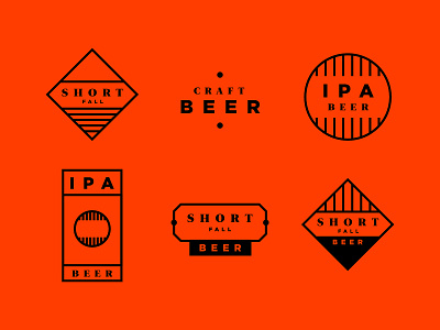 Beer Logomarks beer beercan cans icon ipa logo logomark logos packaging type typography