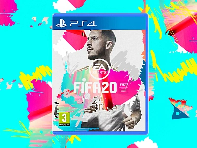 FIFA 20 concept cover easports fifa fifa20 football footballer hazard playstation playstation4 ps4 realmadrid twitch volta youtube