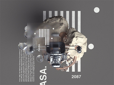 Space Age l 2087 art c4d cinema4d nasa octane octanerender scifi scifiart space spaceart spaceship texture