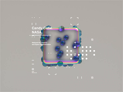 NASA l Space Age | Candy Cube | Motion. c4d c4dr20 c4dr20 ui clean gradient interaction interactive minimal octane octanerender space uidesign uidesigner ux web web design webgl website