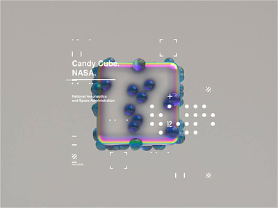 NASA l Space Age | Candy Cube | Motion. c4d c4dr20 c4dr20 ui clean gradient interaction interactive minimal octane octanerender space uidesign uidesigner ux web web design webgl website