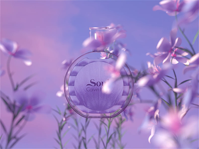Soul animation c4d cinema4d cinema4dr21 fashion flowers logo logodesign motion motiondesign octane octanerender packaging purfume purple