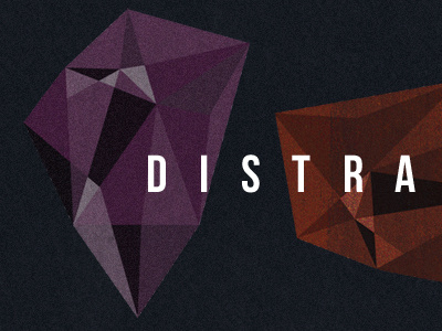 D I S T R A C T I O N branding freelance illustration poster project texture