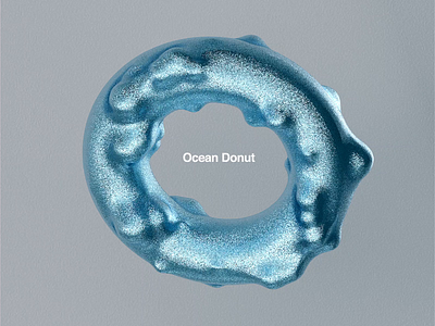Ocean Donut. abstract abstract logo animation c4dr21 cinema4d logotype motion ocean redshift