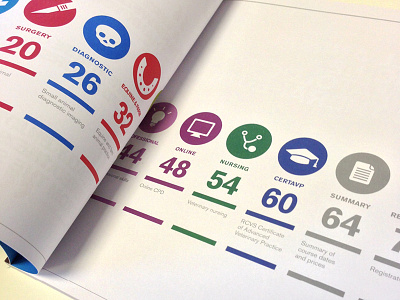 CPD 2013 iconset bristol brochure clean graphic design icons iconset layout london uncoated veterinary vets workbrands
