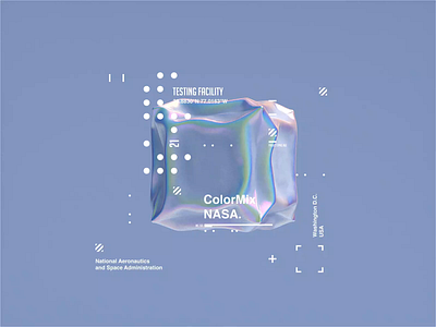 NASA l ColorMix branding logo motion motion graphics motiondesign nasa scifi space type ui web