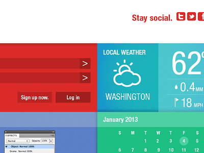 (Weather block) website/interface 2 interactive interface ipad online texture ui ux weather web website