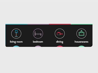 Website menu platform 6 app icons iconset interface menu platform texture. ui ux website