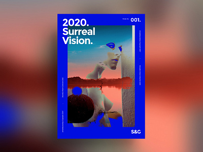 Show&Go2020™ 001 | Surreal Vision. 2020 adobe color layut photoshop poster poster a day poster art surreal type