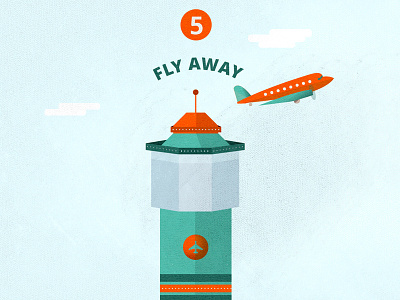 F L Y A W A Y icon 2 aeroplane air traffic airport clouds fly icon icons illustration plane sky texture travel