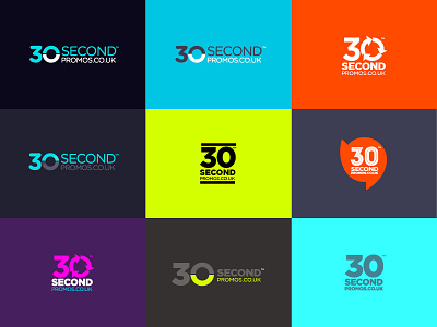 30SP Logo concepts 1 30 branding colour palette colours icon identity logo