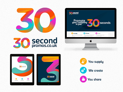 30SP branding deck branding colour icon icons. web iconset identity logo texture ui