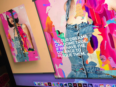 Show&Go2020™ | 026 | All Our Dreams Can Come True art branding collage digital digital art digital illustration dreams photoshop poster poster art type